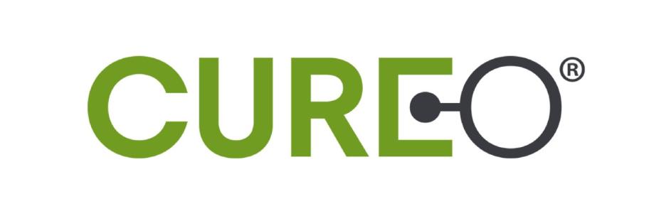 Cureo Logo lang – digitale Plattform für Patienten- und Therapiebegleitung