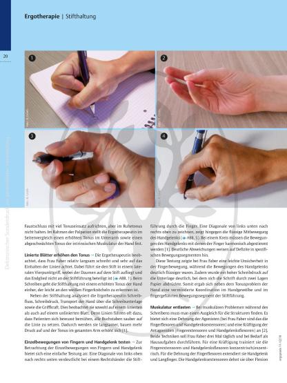 Entspannt schreiben – Stifthaltung in der Ergotherapie