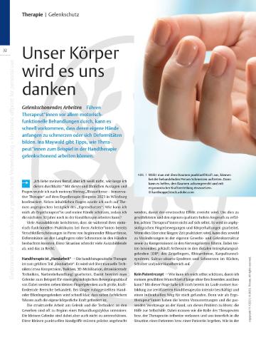 Unser Körper wird es uns danken – Gelenkschonendes Arbeiten
