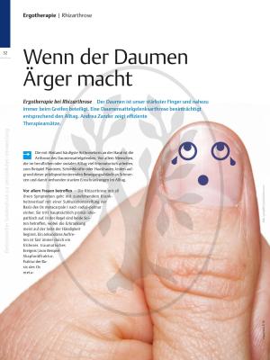 Wenn der Daumen Ärger macht – Ergotherapie bei Rhizarthrose