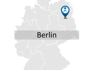 Karte zur Anreise und Lage des Fortbildungsstandorts in Berlin.