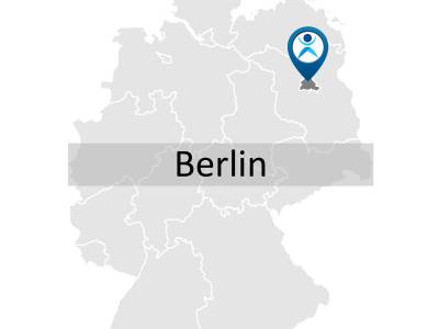 Karte zur Anreise und Lage des Fortbildungsstandorts in Berlin.