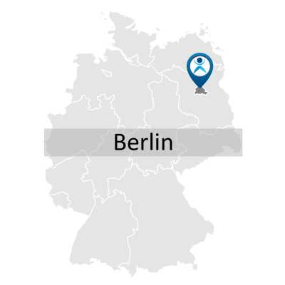 Karte zur Anreise und Lage des Fortbildungsstandorts in Berlin.