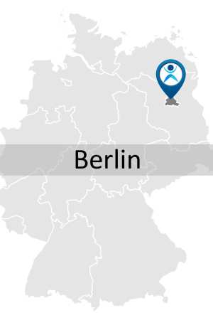 Karte zur Anreise und Lage des Fortbildungsstandorts in Berlin.