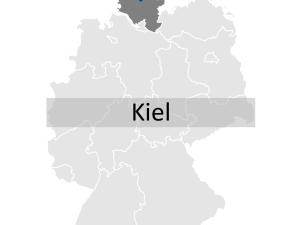 Karte zur Anreise und Lage des Fortbildungsstandorts in Kiel.