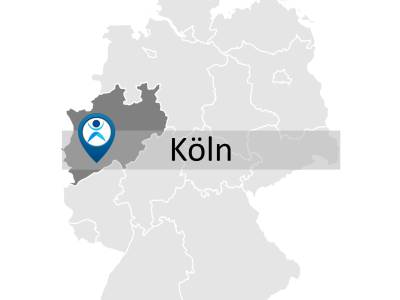 Karte zur Anreise und Lage des Fortbildungsstandorts in Köln.