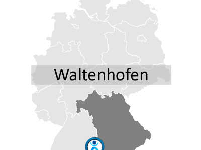 Karte zur Anreise und Lage des Fortbildungsstandorts in Waltenhofen.