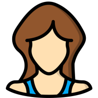 Weiblicher Avatar einer Teilnehmerin – Platzhalterbild