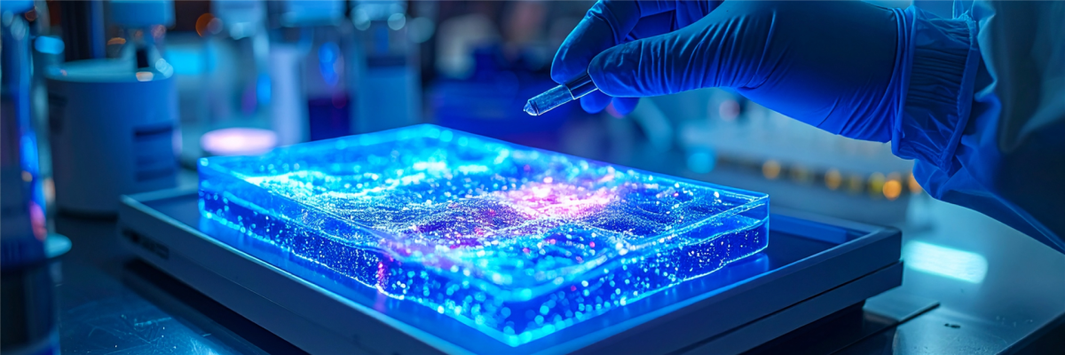 Darstellung von bioengineerter menschlicher Haut, die im Labor aus patienteneigenen Zellen gezüchtet wurde. 