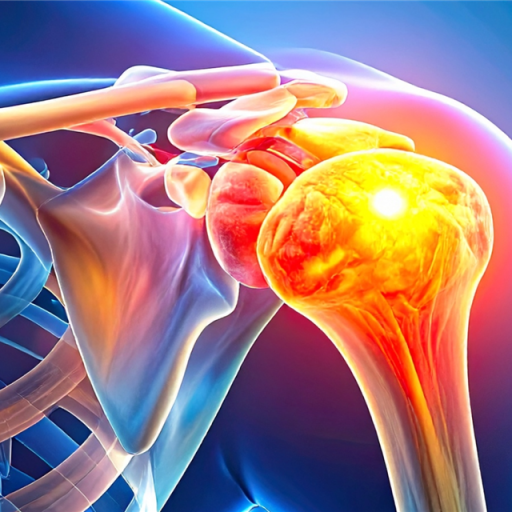 MRT-Aufnahme der Schulter mit Darstellung der Rotatorenmanschette