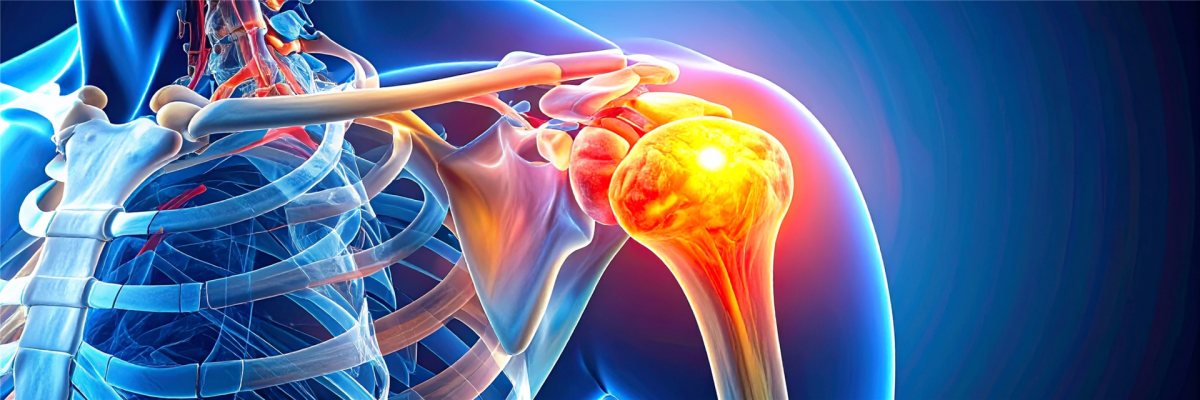 MRT-Aufnahme der Schulter mit Darstellung der Rotatorenmanschette