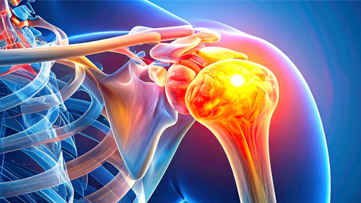 MRT-Aufnahme der Schulter mit Darstellung der Rotatorenmanschette